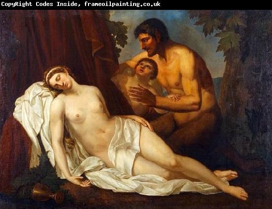 Annibale Carracci Venus inebriated by a Satyr